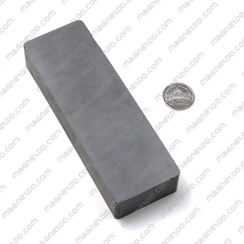 แม่เหล็กเฟอร์ไรท์ Ferrite ขนาด 150mm x 50mm x 25mm แม่เหล็กถาวรเฟอร์ไรท์ (แม่เหล็กดำ) Ferrite