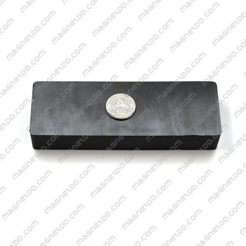 แม่เหล็กเฟอร์ไรท์ Ferrite ขนาด 150mm x 50mm x 25mm แม่เหล็กถาวรเฟอร์ไรท์ (แม่เหล็กดำ) Ferrite