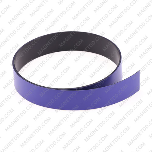 แม่เหล็กยาง เคลือบ PVC ขนาด 20mm x 0.5mm ยาว 1เมตร – สีม่วง แม่เหล็กถาวรยาง Flexible Rubber Magnets