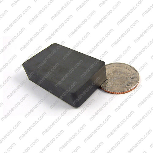 แม่เหล็กเฟอร์ไรท์ Ferrite ขนาด 40mm x 25mm x 10mm แม่เหล็กถาวรเฟอร์ไรท์ (แม่เหล็กดำ) Ferrite