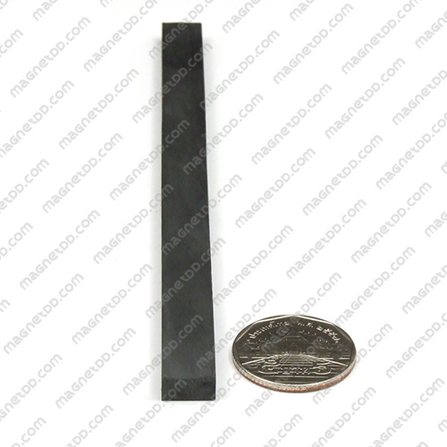 แม่เหล็กเฟอร์ไรท์ Ferrite ขนาด 150mm x 10mm x 5mm แม่เหล็กถาวรเฟอร์ไรท์ (แม่เหล็กดำ) Ferrite