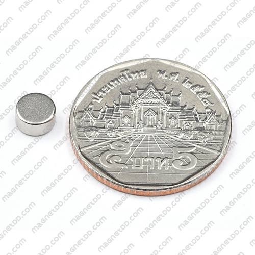 แม่เหล็กแรงสูง Neodymium ขนาด 6mm x 3mm แม่เหล็กถาวรนีโอไดเมี่ยม NdFeB (Neodymium)
