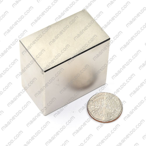 แม่เหล็กแรงสูง Neodymium ขนาด 50mm x 50mm x 30mm แม่เหล็กถาวรนีโอไดเมี่ยม NdFeB (Neodymium)