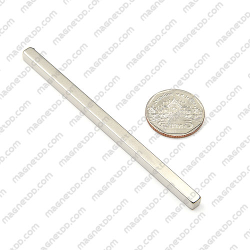 แม่เหล็กแรงสูง Neodymium 100mm x 5mm x 5mm แม่เหล็กถาวรนีโอไดเมี่ยม NdFeB (Neodymium)