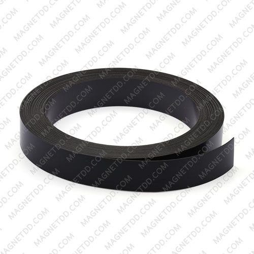 แม่เหล็กยาง เคลือบ PVC ขนาด 20mm x 0.5mm ยาว 25เมตร – สีดำ แม่เหล็กถาวรยาง Flexible Rubber Magnets