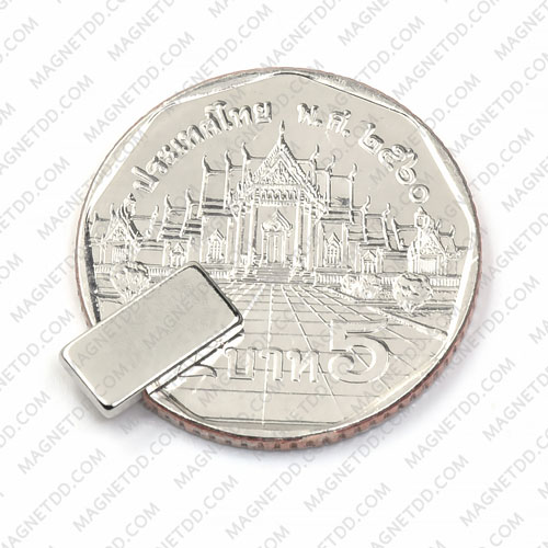 แม่เหล็กแรงสูง Neodymium ขนาด 10mm x 5mm x 1.5mm แม่เหล็กถาวรนีโอไดเมี่ยม NdFeB (Neodymium)