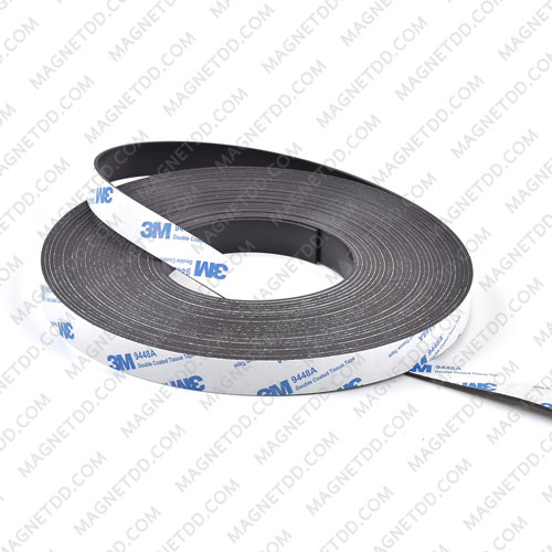 แม่เหล็กยางสติกเกอร์ 3M ขนาด 15mm x 1.5mm ยาว - 10เมตร [ยกม้วน] แม่เหล็กถาวรยาง Flexible Rubber Magnets