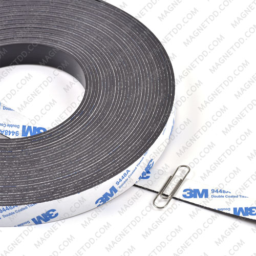 แม่เหล็กยางสติกเกอร์ 3M ขนาด 15mm x 1.5mm ยาว 1เมตร แม่เหล็กถาวรยาง Flexible Rubber Magnets