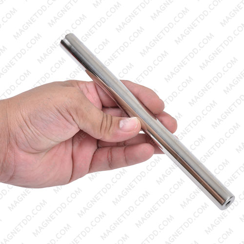 แมกเนติกบาร์ ขนาด 16mm x 200mm Magnetic Bar 7000G รู M6 แม่เหล็กถาวรนีโอไดเมี่ยม NdFeB (Neodymium)