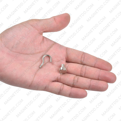 ชุดตะขอแม่เหล็กสูง Neodymium ขนาด 12mm แม่เหล็กถาวรนีโอไดเมี่ยม NdFeB (Neodymium)