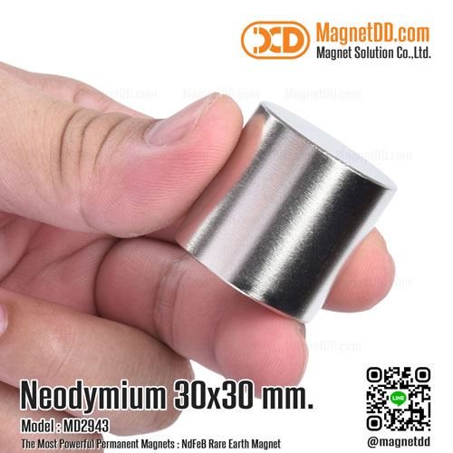 แม่เหล็กแรงสูง Neodymium SE ขนาด 30mm x 30mm