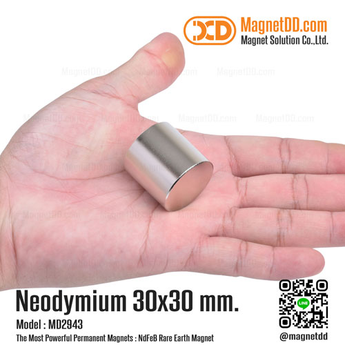 แม่เหล็กแรงสูง Neodymium SE ขนาด 30mm x 30mm