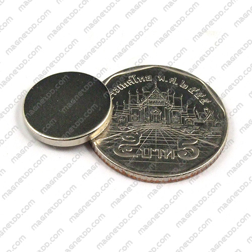 แม่เหล็กแรงสูง Neodymium ขนาด 15mm x 2mm - เกรด B แม่เหล็กถาวรนีโอไดเมี่ยม NdFeB (Neodymium)