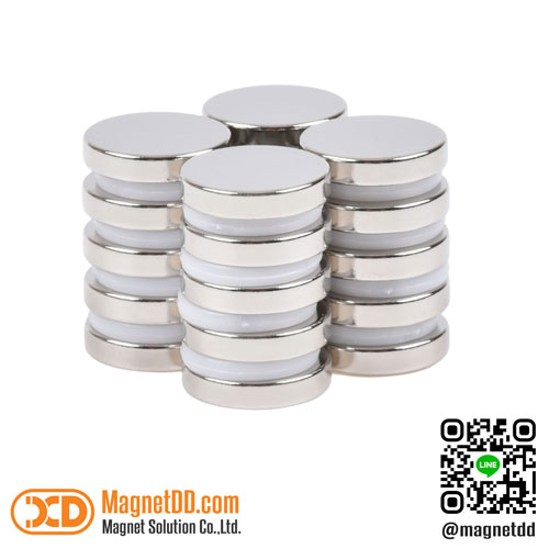 แม่เหล็กแรงสูง Neodymium ขนาด 15mm x 3mm : งาน Economy งานราคาประหยัด คุณภาพสูง