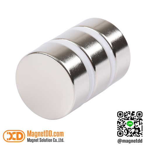 แม่เหล็กแรงสูง Neodymium ขนาด 25mm x 10mm : งาน Economy งานราคาประหยัด คุณภาพสูง