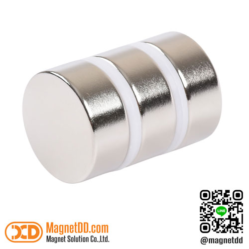 แม่เหล็กแรงสูง Neodymium ขนาด 25mm x 10mm : งาน Economy งานราคาประหยัด คุณภาพสูง