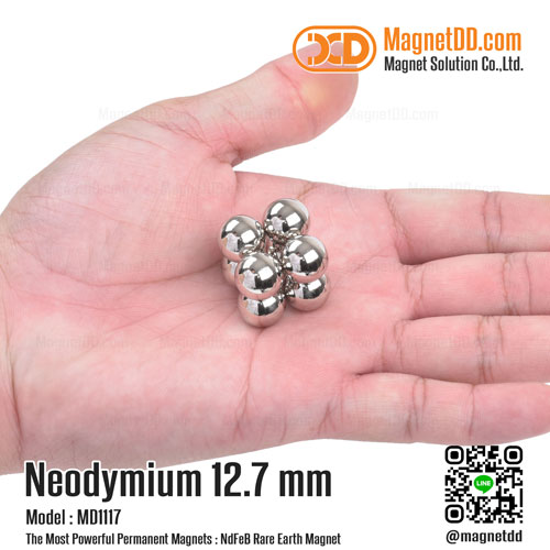 แม่เหล็กแรงสูง Neodymium ขนาด 12.7mm : งาน Premium งานคัดพิเศษ คุณภาพสูง