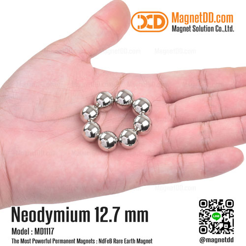 แม่เหล็กแรงสูง Neodymium ขนาด 12.7mm : งาน Premium งานคัดพิเศษ คุณภาพสูง