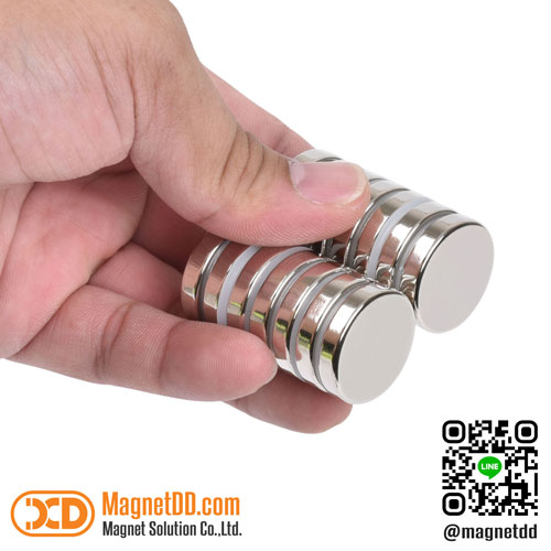 แม่เหล็กแรงสูง Neodymium ขนาด 25mm x 5mm : งาน Economy งานราคาประหยัด คุณภาพสูง