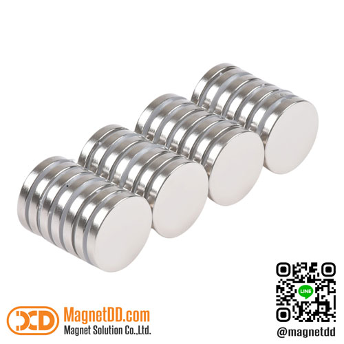 แม่เหล็กแรงสูง Neodymium ขนาด 20mm x 3mm : งาน Economy งานราคาประหยัด คุณภาพสูง