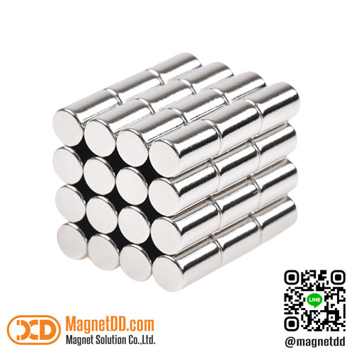 แม่เหล็กแรงสูง Neodymium ขนาด 5mm x 8mm : งาน Economy งานราคาประหยัด คุณภาพสูง