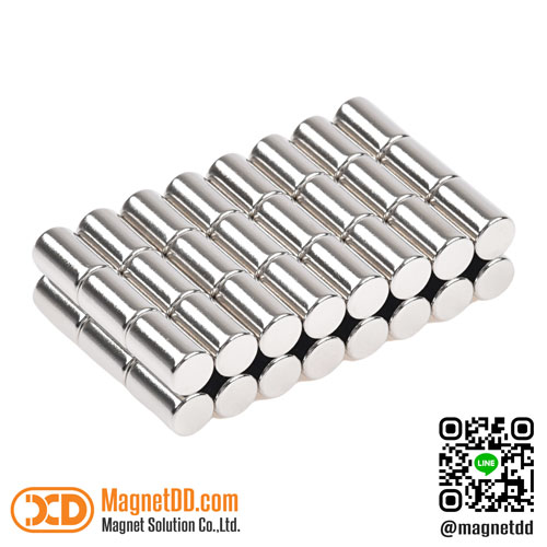 แม่เหล็กแรงสูง Neodymium ขนาด 5mm x 8mm : งาน Economy งานราคาประหยัด คุณภาพสูง