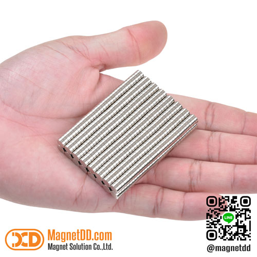 แม่เหล็กแรงสูง Neodymium ขนาด 6mm x 2mm : งาน Premium งานคัดพิเศษ คุณภาพสูง