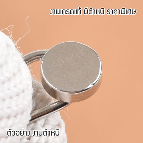 แม่เหล็กแรงสูง Neodymium ขนาด 6mm x 2mm - งานคุณภาพสูง เกรด B