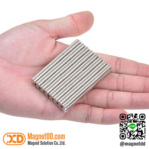 แม่เหล็กแรงสูง Neodymium ขนาด 6mm x 2mm : งาน Economy งานราคาประหยัด คุณภาพสูง