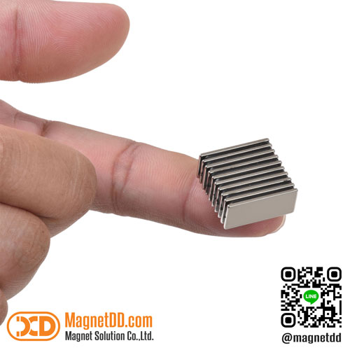แม่เหล็กแรงสูง Neodymium 20mm x 10mm x 1mm : งาน Economy งานราคาประหยัด คุณภาพสูง