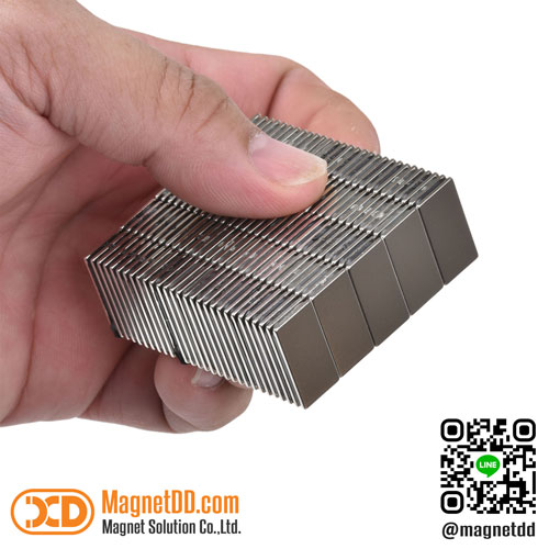 แม่เหล็กแรงสูง Neodymium 20mm x 10mm x 1mm : งาน Economy งานราคาประหยัด คุณภาพสูง