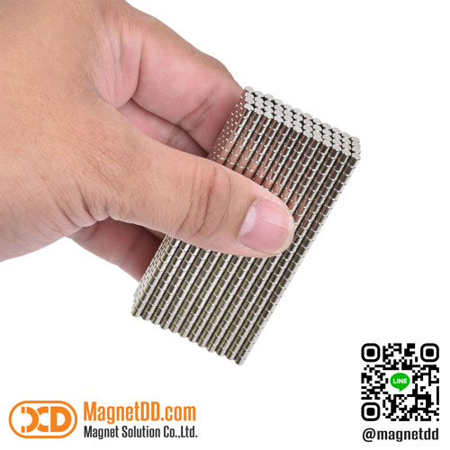 แม่เหล็กแรงสูง Neodymium ทรงกระบอก ขนาด 3mm x 3mm : งาน Premium งานคัดพิเศษ คุณภาพสูง