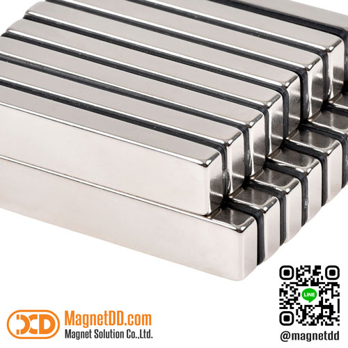 แม่เหล็กแรงสูง Neodymium ขนาด 50mm x 10mm x 5mm : งาน Economy งานราคาประหยัด คุณภาพสูง
