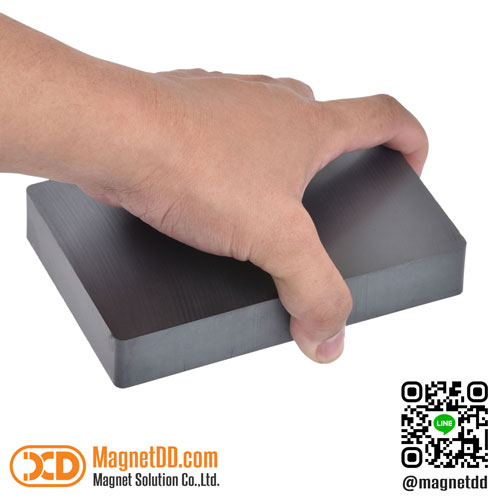 แม่เหล็กเฟอร์ไรท์ Ferrite ขนาด 150mm x 100mm x 25mm : งาน Economy งานราคาประหยัด