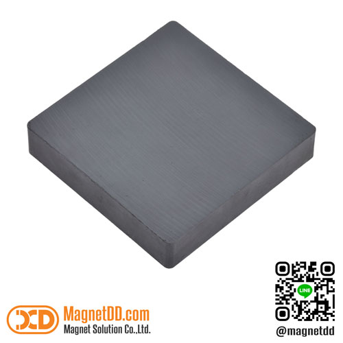 แม่เหล็กเฟอร์ไรท์ Ferrite ขนาด 100mm x 100mm x 20mm : งาน Premium งานคัดพิเศษ