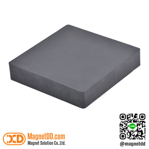 แม่เหล็กเฟอร์ไรท์ Ferrite ขนาด 100mm x 100mm x 20mm : งาน Premium งานคัดพิเศษ