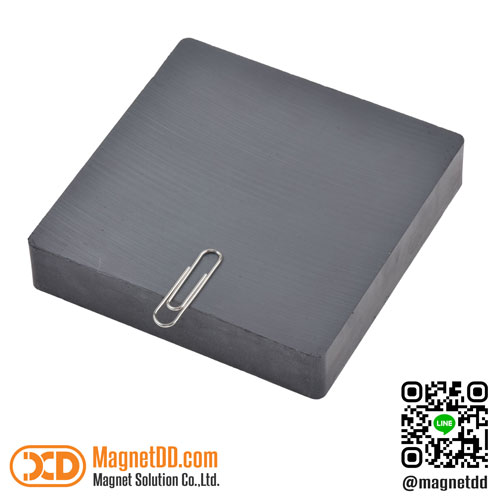 แม่เหล็กเฟอร์ไรท์ Ferrite ขนาด 100mm x 100mm x 20mm : งาน Premium งานคัดพิเศษ