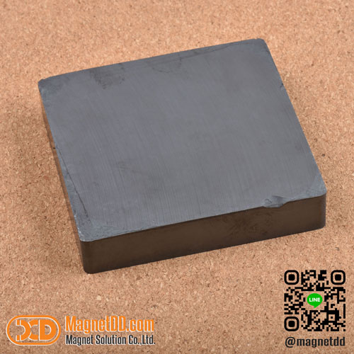 แม่เหล็กเฟอร์ไรท์ Ferrite ขนาด 100mm x 100mm x 20mm : งาน Defect งานตำหนิ ราคาพิเศษ