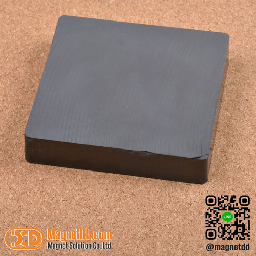 แม่เหล็กเฟอร์ไรท์ Ferrite ขนาด 100mm x 100mm x 20mm : งาน Defect งานตำหนิ ราคาพิเศษ