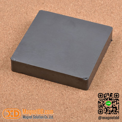 แม่เหล็กเฟอร์ไรท์ Ferrite ขนาด 100mm x 100mm x 20mm : งาน Defect งานตำหนิ ราคาพิเศษ