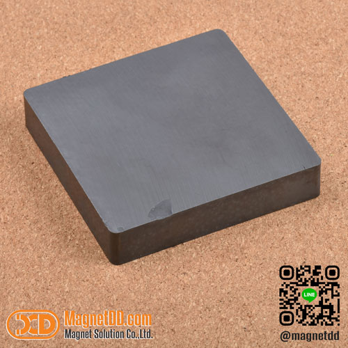 แม่เหล็กเฟอร์ไรท์ Ferrite ขนาด 100mm x 100mm x 20mm : งาน Defect งานตำหนิ ราคาพิเศษ