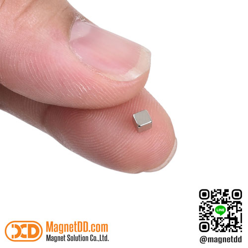 แม่เหล็กแรงสูง สี่เหลี่ยมลูกบาศก์ 3mm x 3mm x 3mm : งาน Economy งานราคาประหยัด คุณภาพสูง