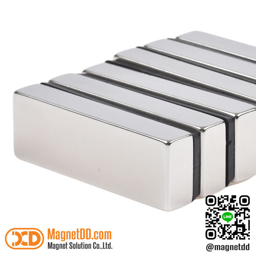 แม่เหล็กแรงสูง Neodymium Re ขนาด 60mm x 20mm x 10mm : งาน Economy งานราคาประหยัด คุณภาพสูง