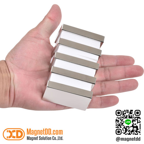 แม่เหล็กแรงสูง Neodymium ขนาด 60mm x 40mm x 10mm : งาน Premium งานคัดพิเศษ คุณภาพสูง