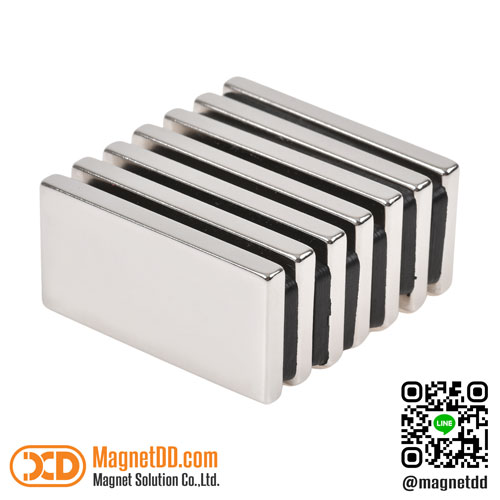 แม่เหล็กแรงสูง Neodymium Re ขนาด 50mm x 25mm x 5mm : งาน Economy งานราคาประหยัด คุณภาพสูง