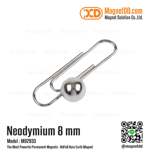 แม่เหล็กแรงสูง Neodymium ขนาด  8mm : งาน Premium งานคัดพิเศษ คุณภาพสูง