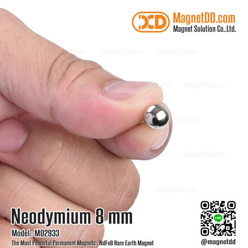 แม่เหล็กแรงสูง Neodymium ขนาด  8mm : งาน Premium งานคัดพิเศษ คุณภาพสูง