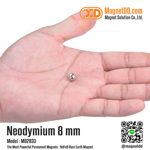 แม่เหล็กแรงสูง Neodymium ขนาด  8mm : งาน Premium งานคัดพิเศษ คุณภาพสูง