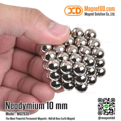 แม่เหล็กแรงสูง Neodymium ขนาด 10mm : งาน Premium งานคัดพิเศษ คุณภาพสูง