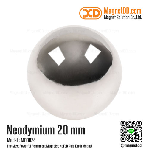 แม่เหล็กแรงสูง Neodymium ขนาด 20mm : งาน Premium งานคัดพิเศษ คุณภาพสูง